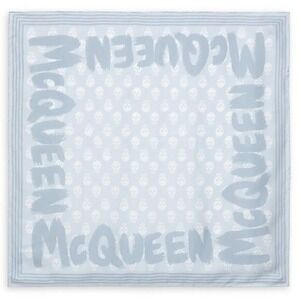 Alexander‎ McQueen Graffiti Biker Silk Scarf